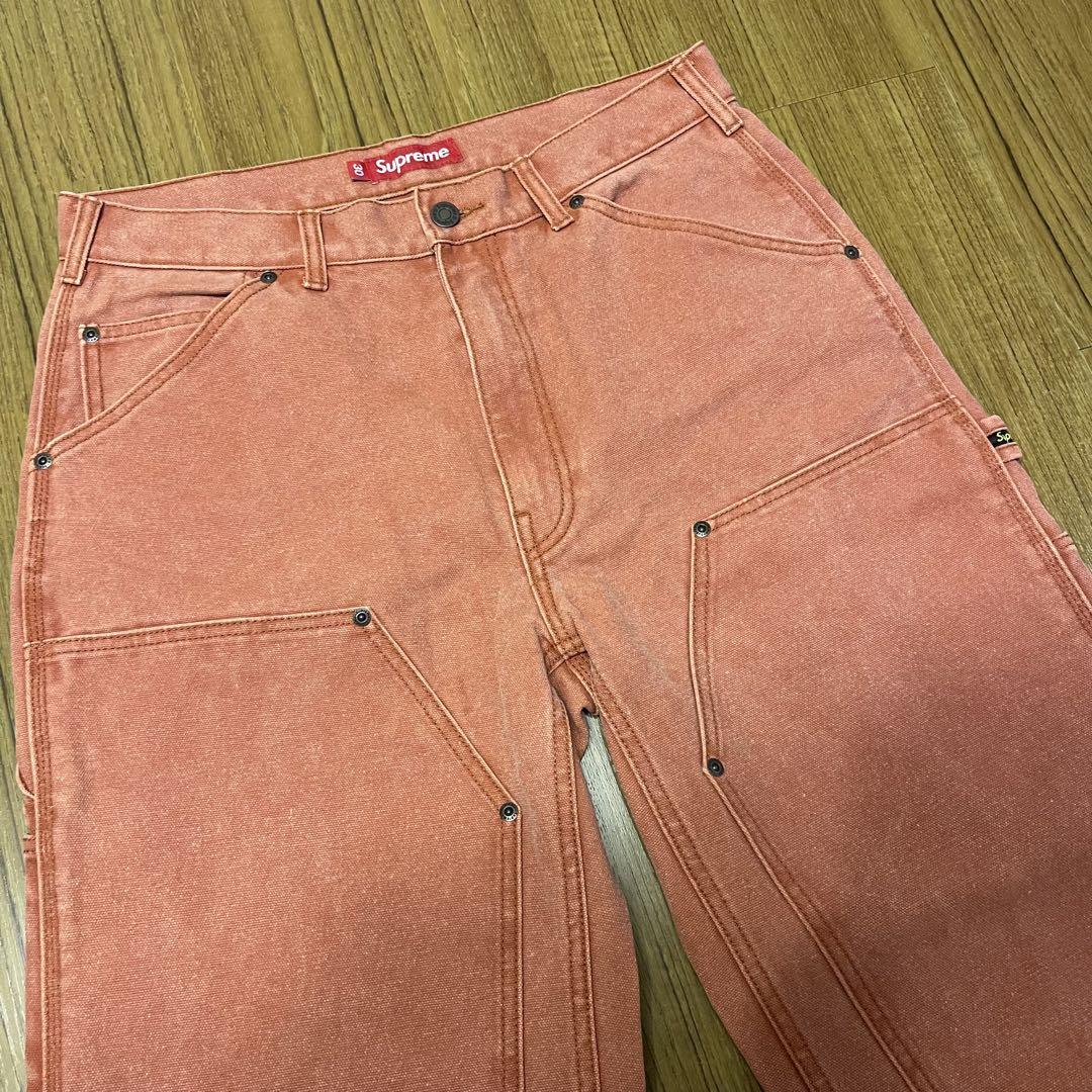 美品！SUPREME Double Knee Painter Pant Rust