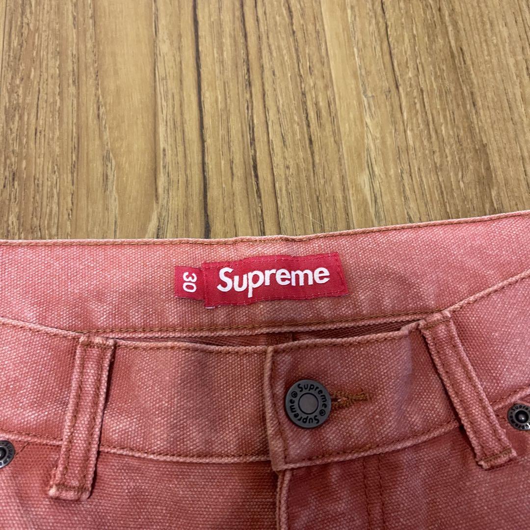 美品！SUPREME Double Knee Painter Pant Rust