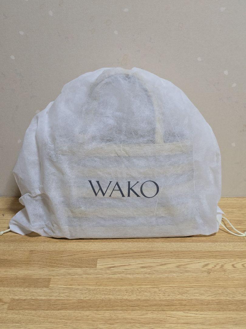 #838 WAKO ストライプデザイン ハンドバッグ