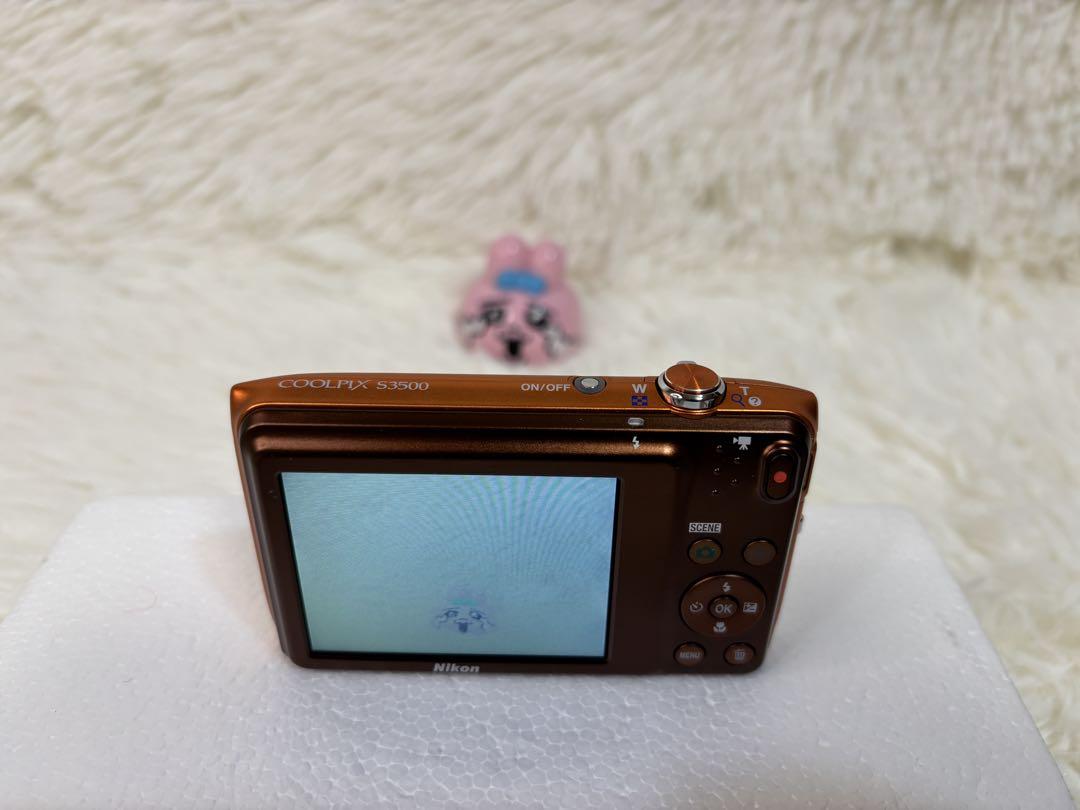 希少カラー Nikon Coolpix S3500 オレンジ コンデジ