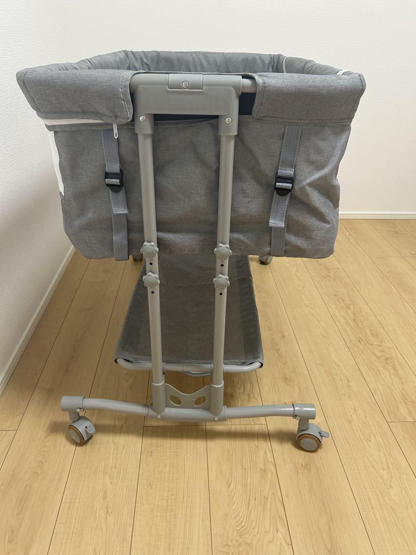 【美品】折り畳みミニベビーベッド グレー 楽天市場】ベビーベッド ミニベビーベッド 折りたたみ F