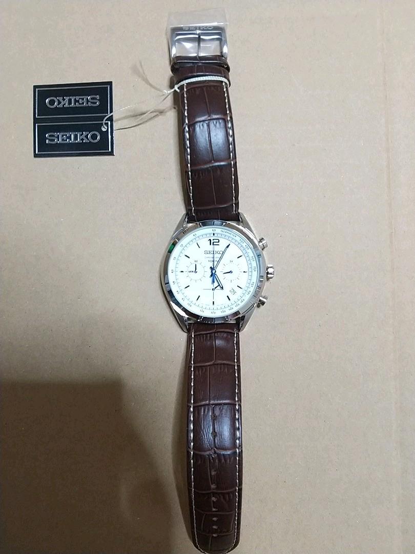 セイコー セイコー CHRONOGRAPH 新品未使用 3nhHW-m36053083841 逆輸入モデル クロノグラフ メンズスタ