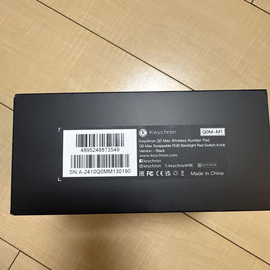 新品未使用 Keychron Q0 Max 赤軸 黒