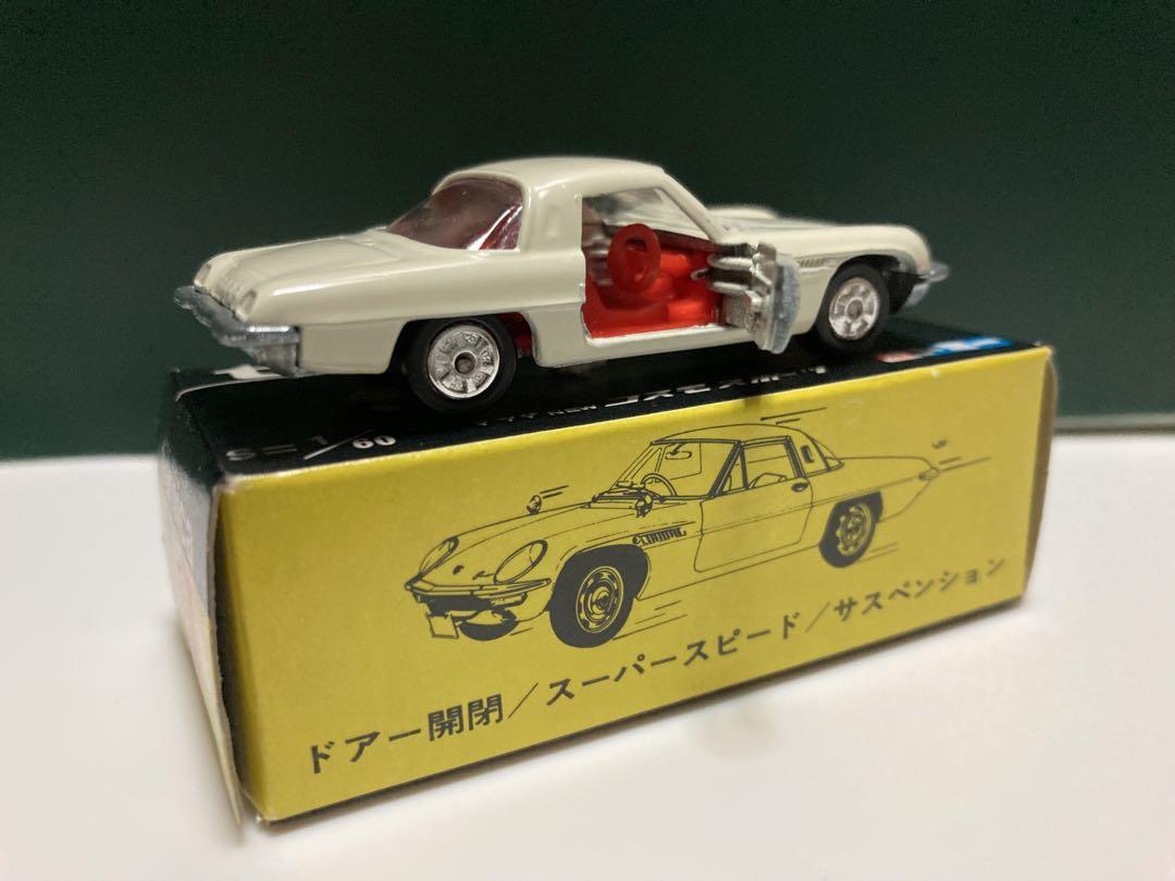 トミカ　No.16　黒箱　日本製マツダ　コスモスポーツ　1Eホイール　白色指定箱