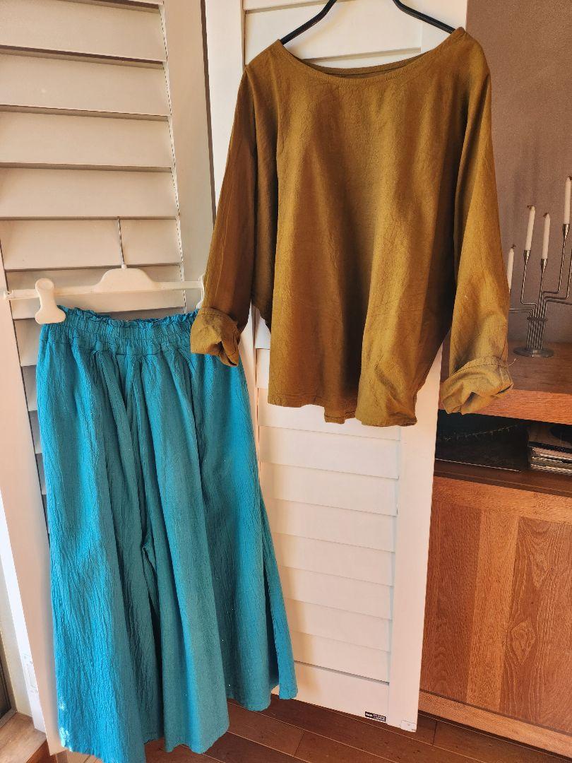 ヂェン先生の日常着　ワイドパンツ　新品