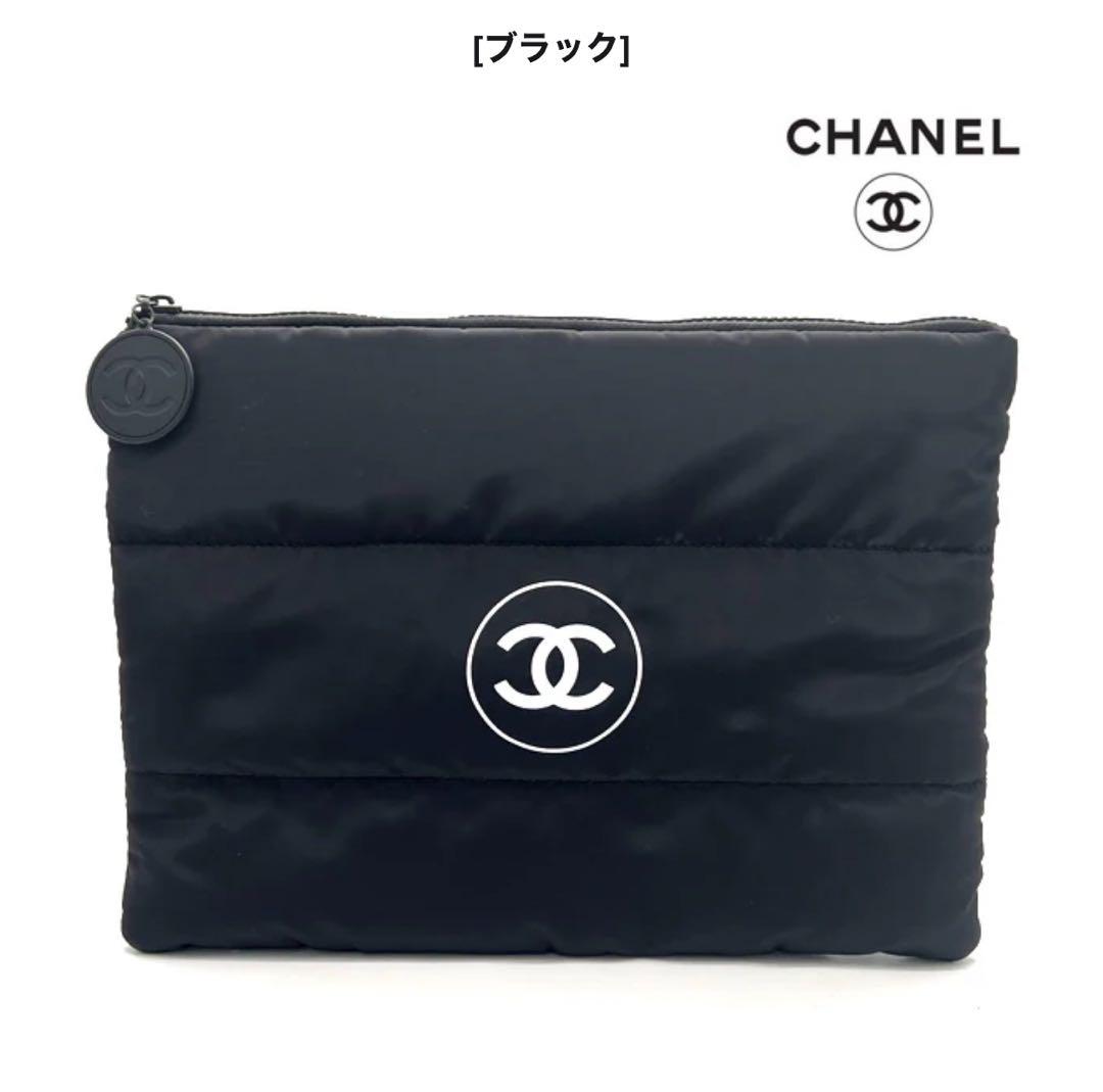 【小物もお洒落持ち♡】シャネル ポーチ CHANELシャネル コスメポーチ小物入れ海外免税店ノベルティ限定