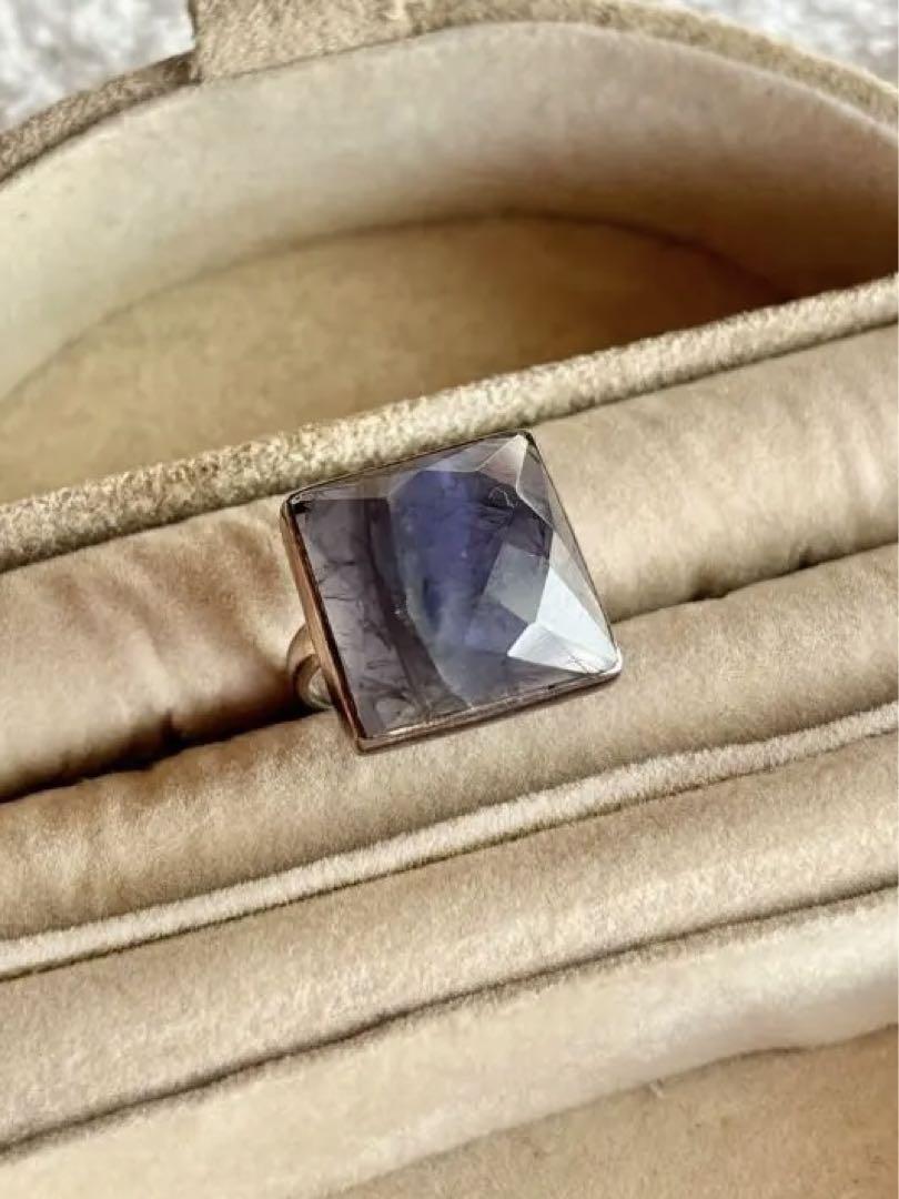 新入荷 11号レア石✴︎アイオライト✴︎odul オジュール指輪リング アクセサリー