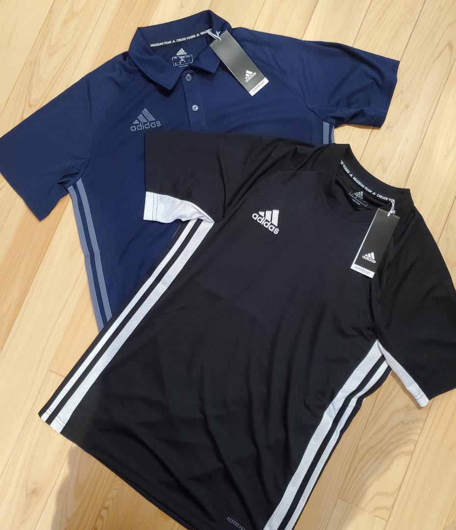 adidasトレーニングウェア、ポロシャツ