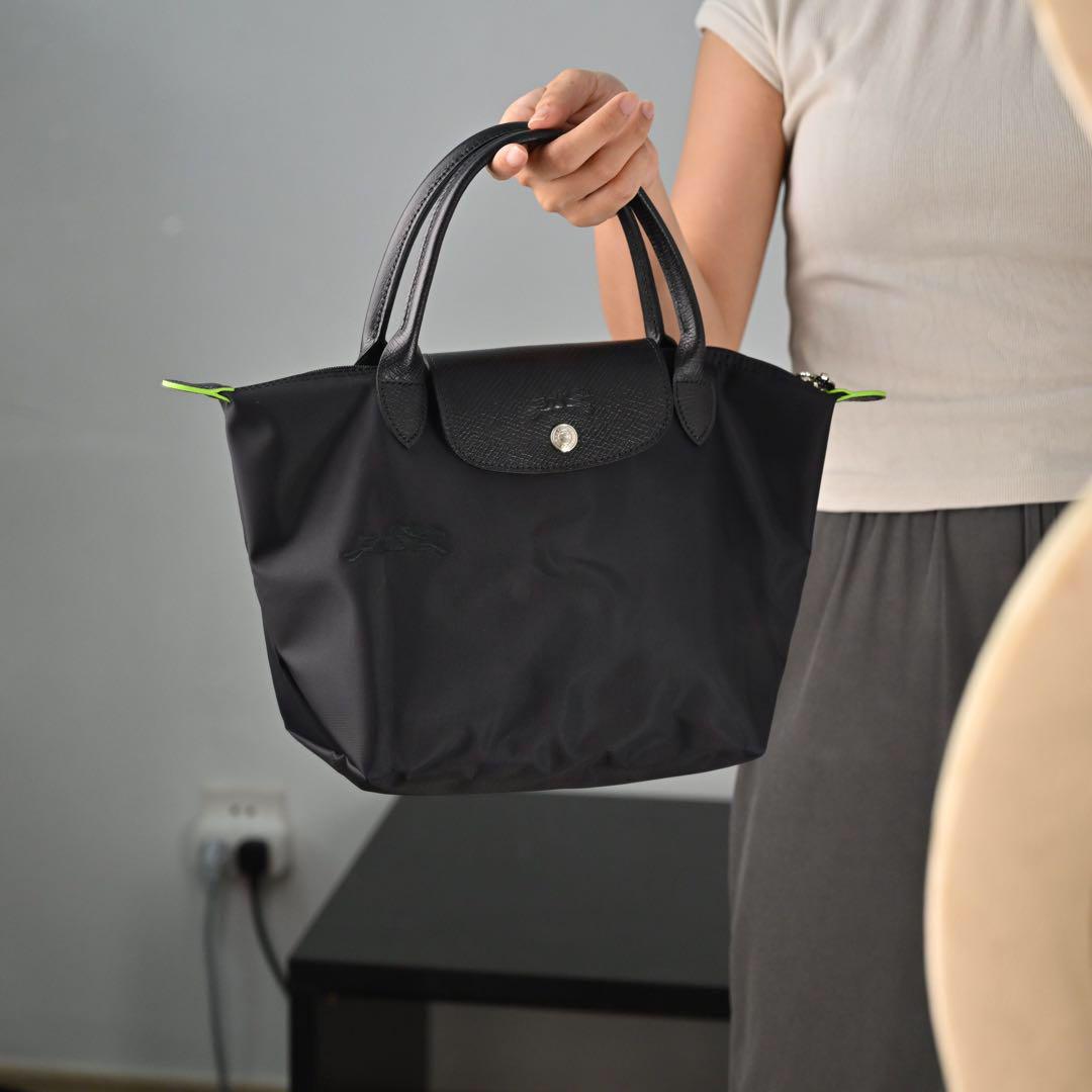 新品】LONGCHAMP プリアージュ トートバッグ S ブラック 黒刺繍