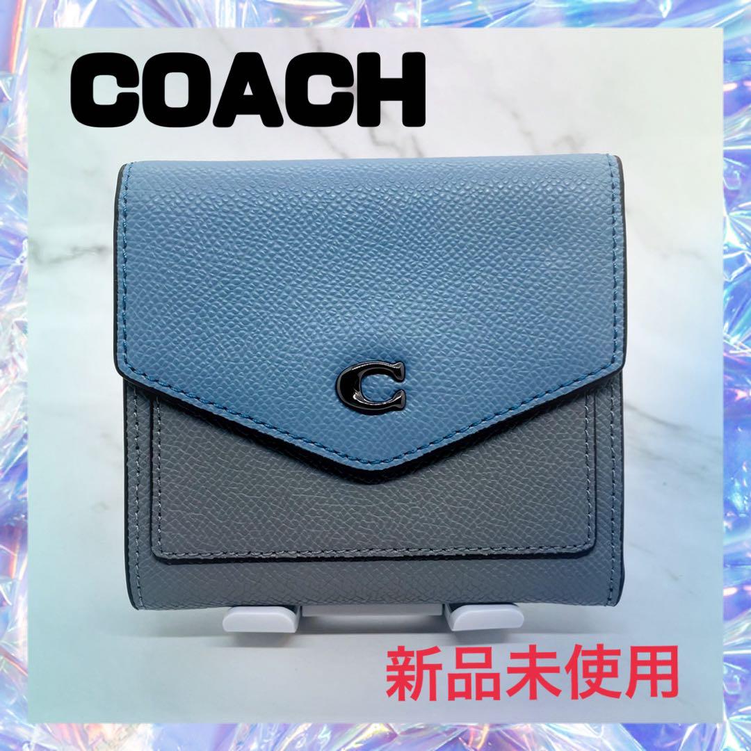 新品未使用】コーチ ウィン スモール ウォレット ブロック