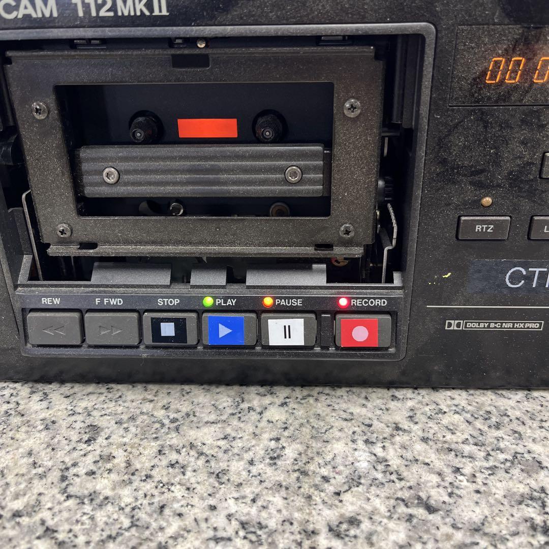 TASCAM 112MKⅡ カセットプレーヤー ティアック ジャンク 格安 TASCAM 112MKⅡ カセットプレーヤー ティアック ジャンク 格安