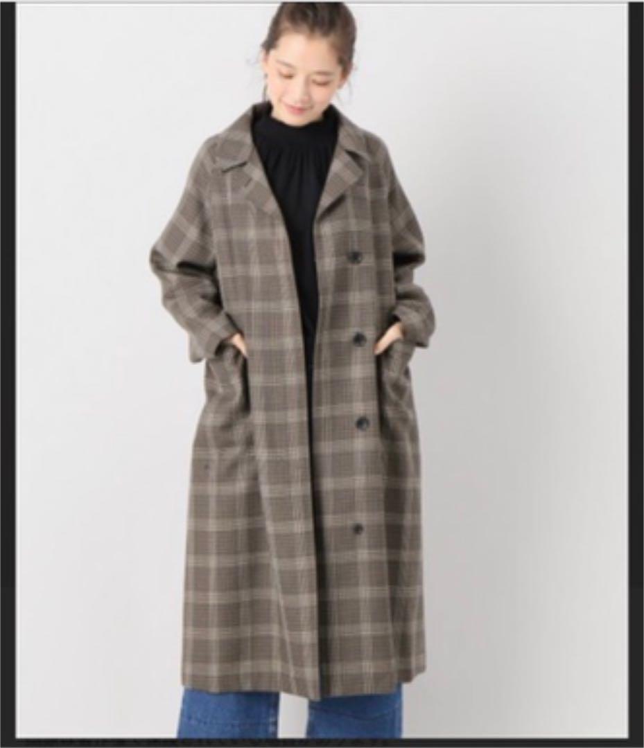 JOURNAL STANDARD ウーステッド チェックオーバーコート