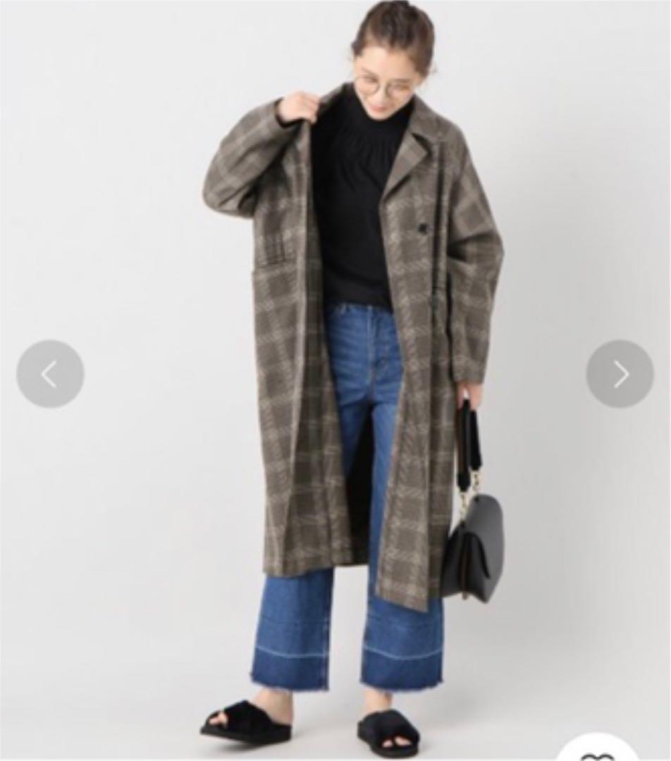 JOURNAL STANDARD ウーステッド チェックオーバーコート