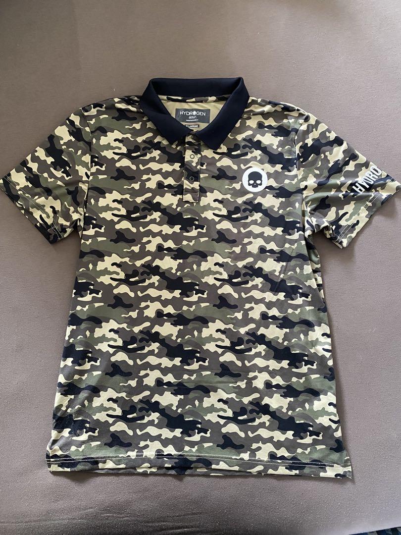 HYDROGEN GOLF 迷彩ポロシャツ X LARGE