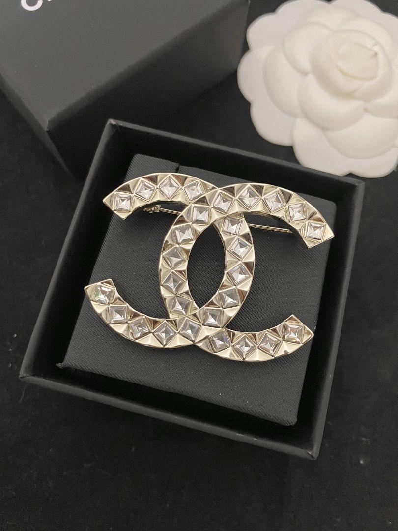 CHANEL シャネル ダイヤモンド ブローチ