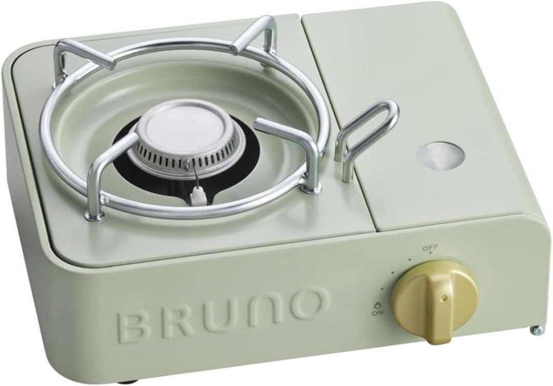 【新品 未使用】BRUNO シングルバーナーコンロ グリーン BOE094-GR