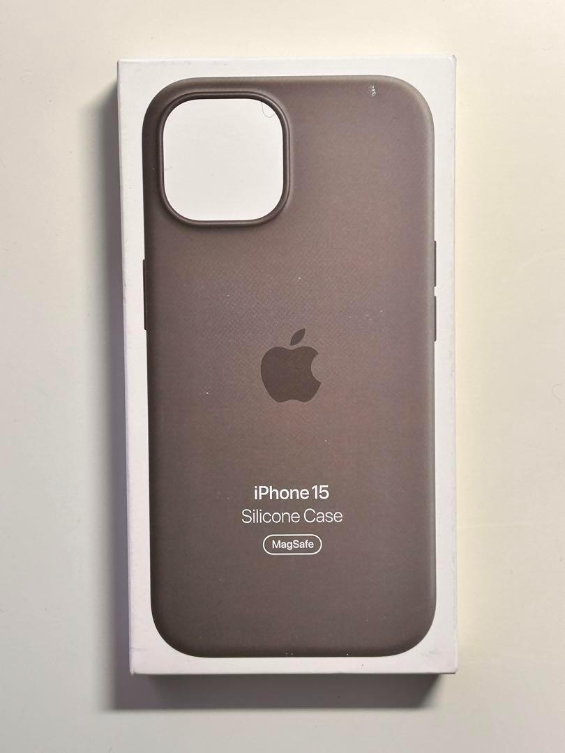 【新品】純正 iPhone 15 シリコンケース・クレイ②