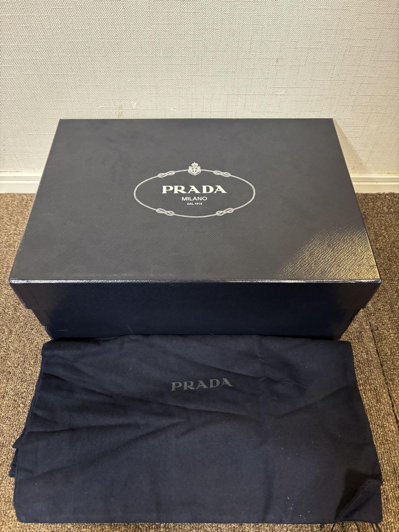 18ss PRADA cloud bust shoes Black×Blue