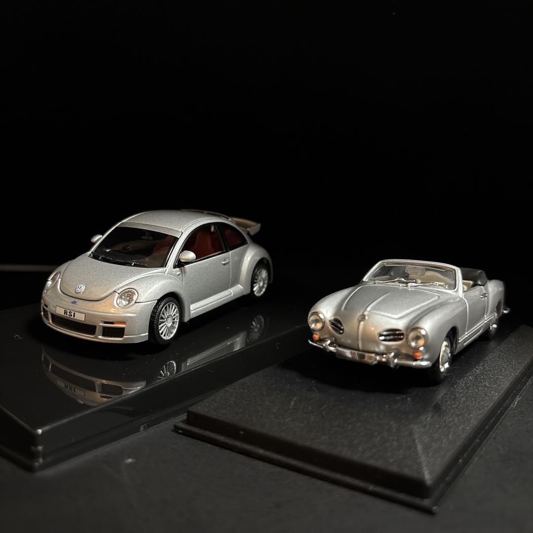 オートアート VW NEW ビートル / ミニチャンプス VW 2台 絶版