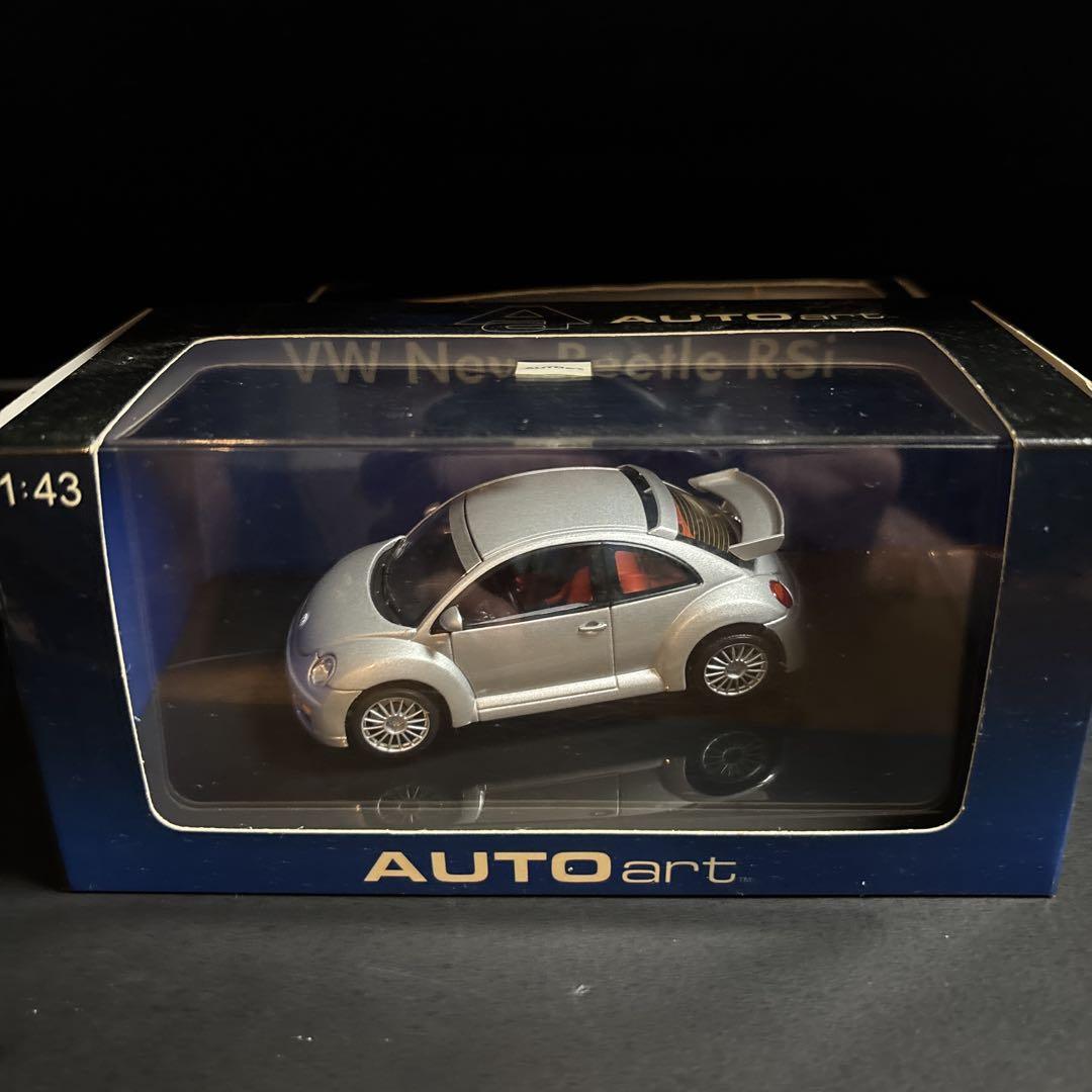 オートアート VW NEW ビートル / ミニチャンプス VW 2台 絶版