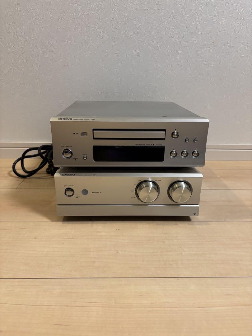 ONKYO CDプレーヤー＆アンプ セット