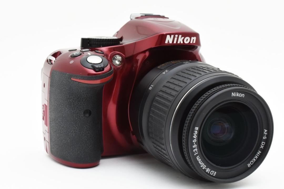 【大人気カラー】 Nikon ニコン D5200 デジタル一眼カメラ レッド