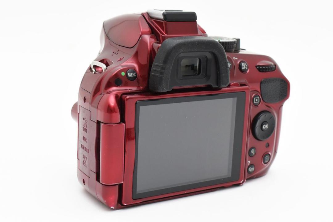 【大人気カラー】 Nikon ニコン D5200 デジタル一眼カメラ レッド