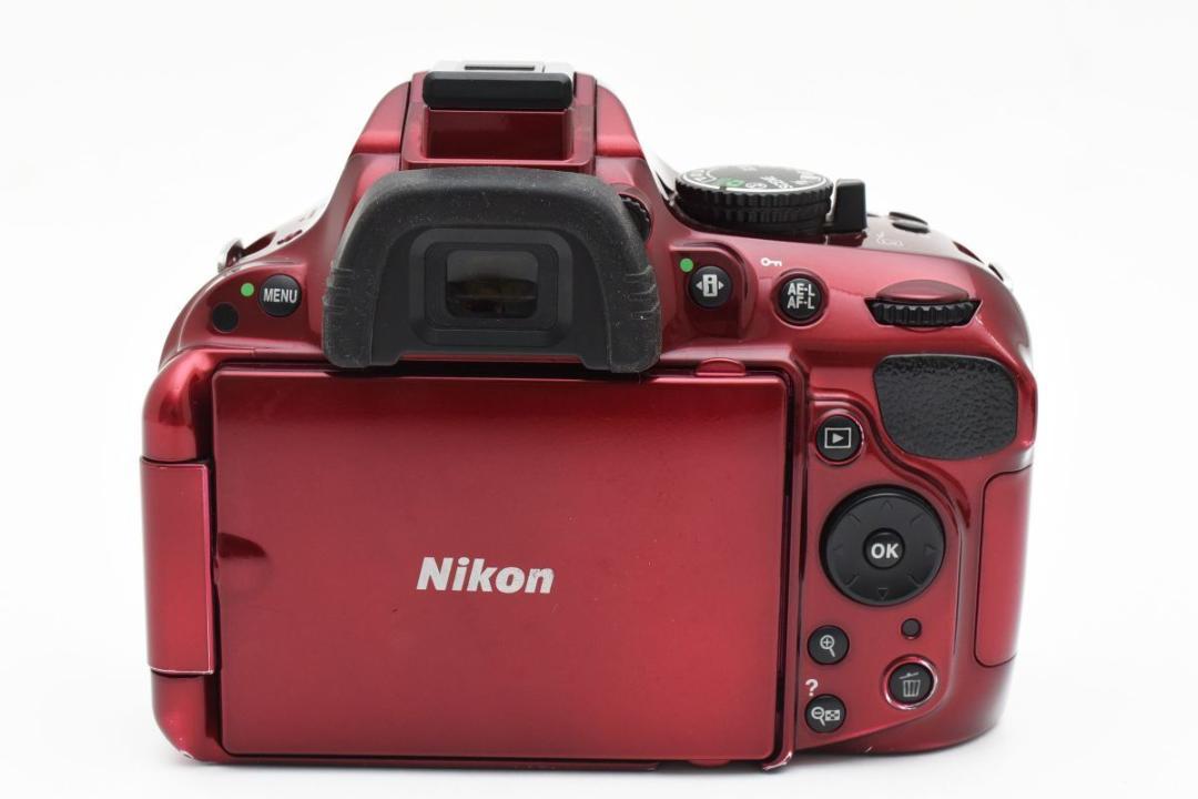 【大人気カラー】 Nikon ニコン D5200 デジタル一眼カメラ レッド