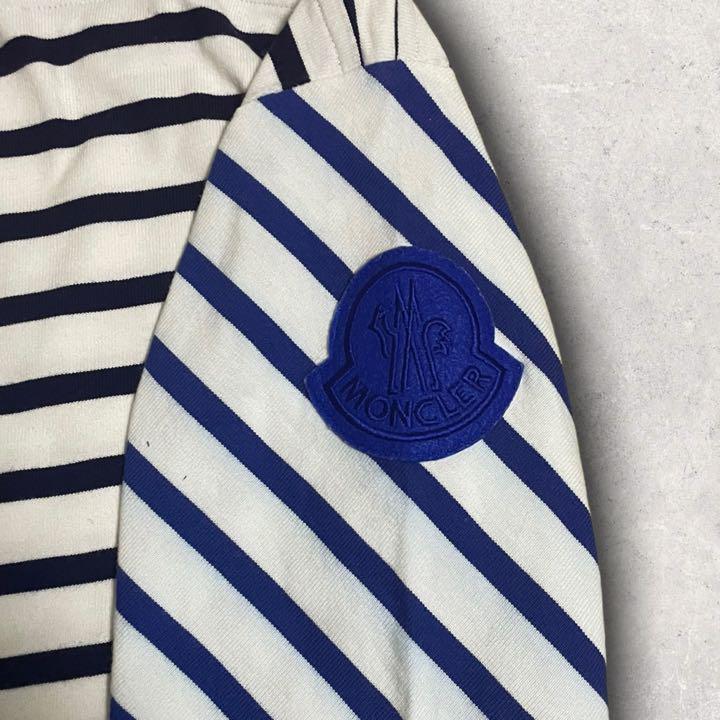 人気限定品 MONCLER モンクレール ロンT ボーダー ロゴ マグリア iFK7y-m36081486541 人気SALE100%新品
