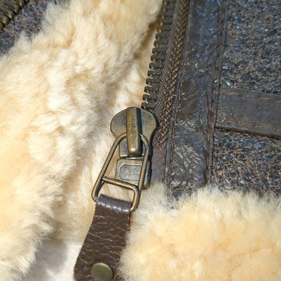 美品 From the Source ムートン B-3 フライトジャケット M