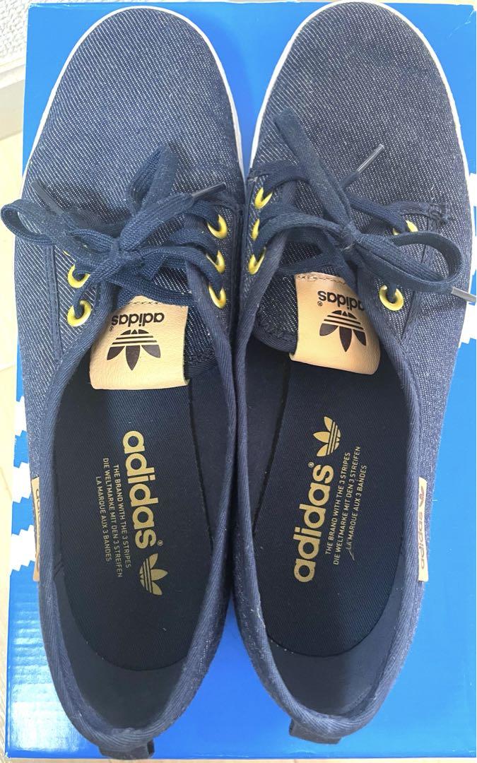 Sale 30 Off 美品 アディダス Adidas デニム生地 スリッポン スニーカー Korfball Jp