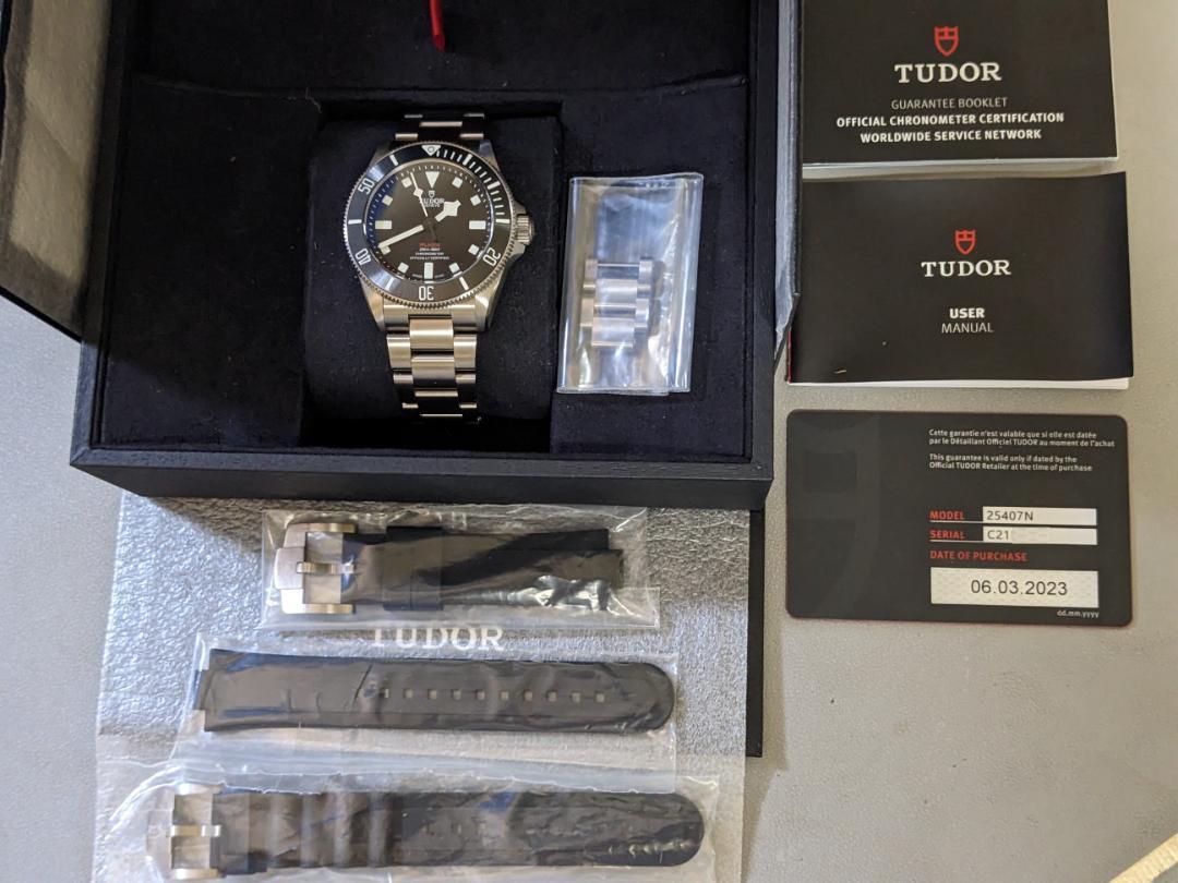 ルクレール　チューダー ペラゴス39 25407N 国内正規品 極美品