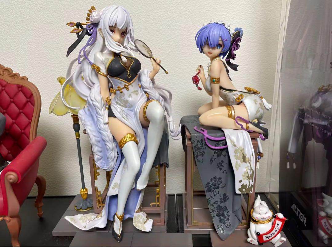 Ｒｅ：ゼロから始める異世界生活　リゼロ　レム　エミリア　フィギュア　23cm
