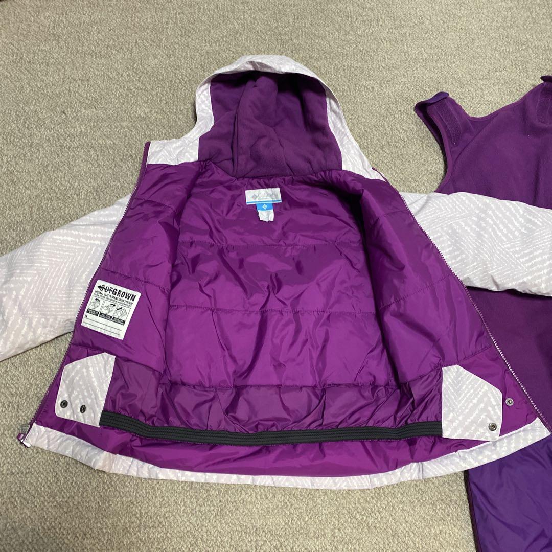 Columbia 子ども用 防水ジャケット上下セット　キッズ　XS