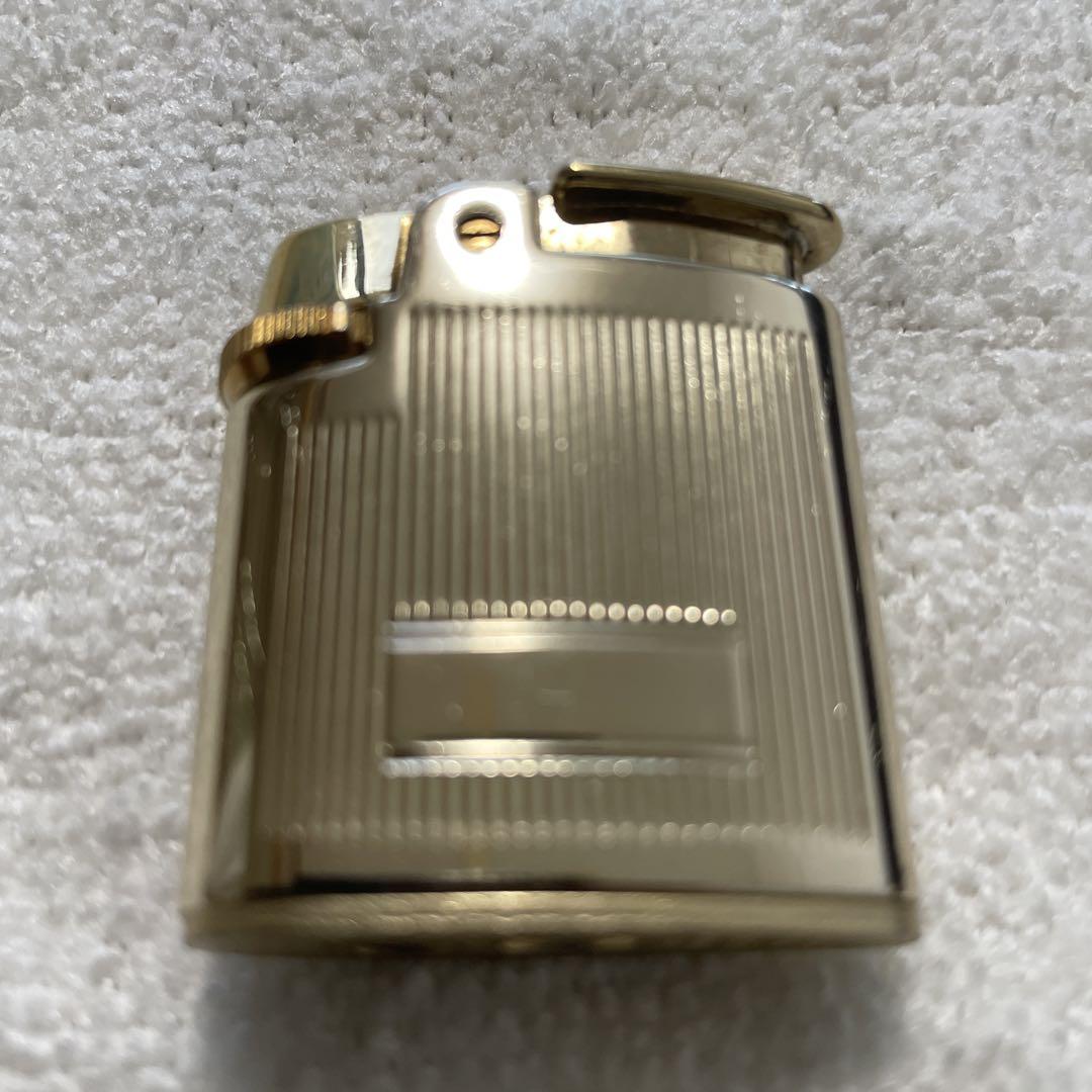 Ronson アンティークライター 茶色と銀色のストライプ