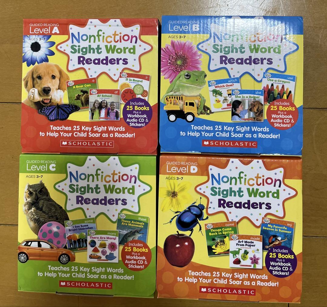楽天市場】【特典付】 Nonfiction Sight Word Readers 4巻 100冊
