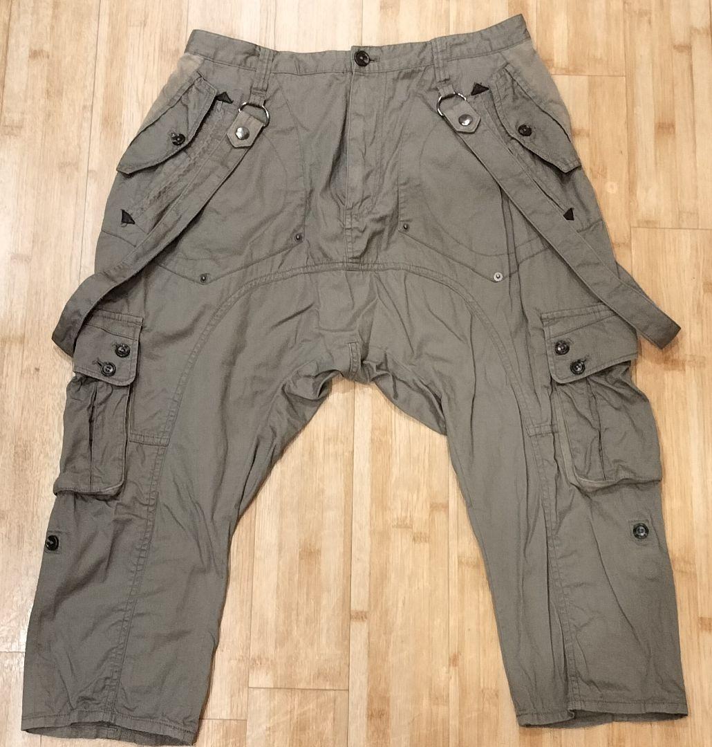 ppfm y2kサルエル カーゴパンツ ストラップ付 - メルカリ