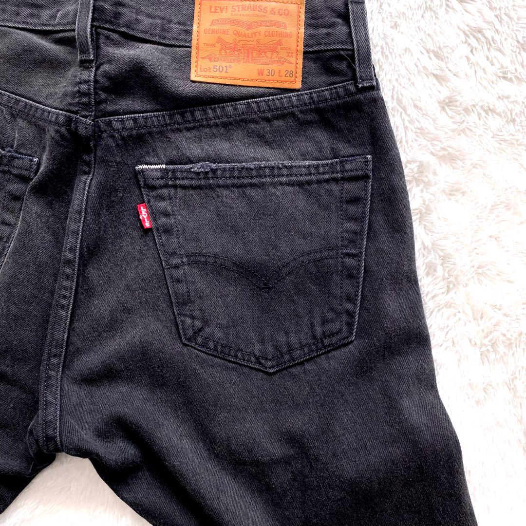 未使用級 LEVI'S 501 EDIFICE別注 ブラックデニム 限定モデル