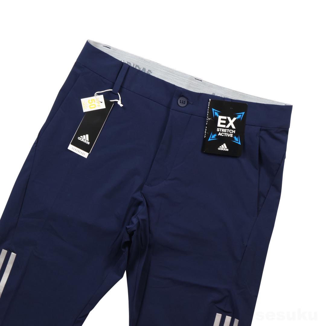 82】春夏 アディダス ゴルフ EX STRETCH ACTIVE パンツ紺 - メルカリ