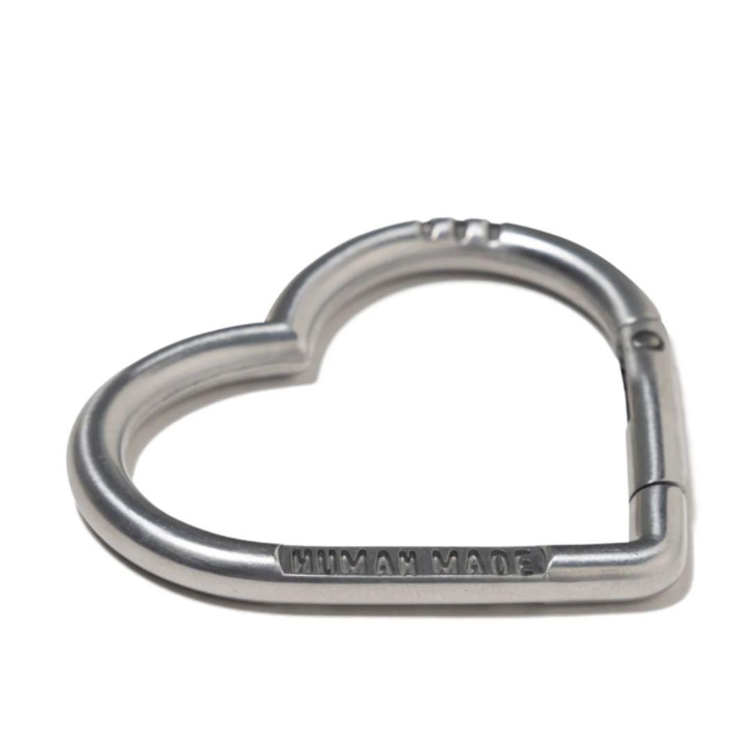 【新品未使用】Human made ハートカラビナ　シルバー HUMAN MADE Heart Carabiner Silver ヒューマンメイド ハート