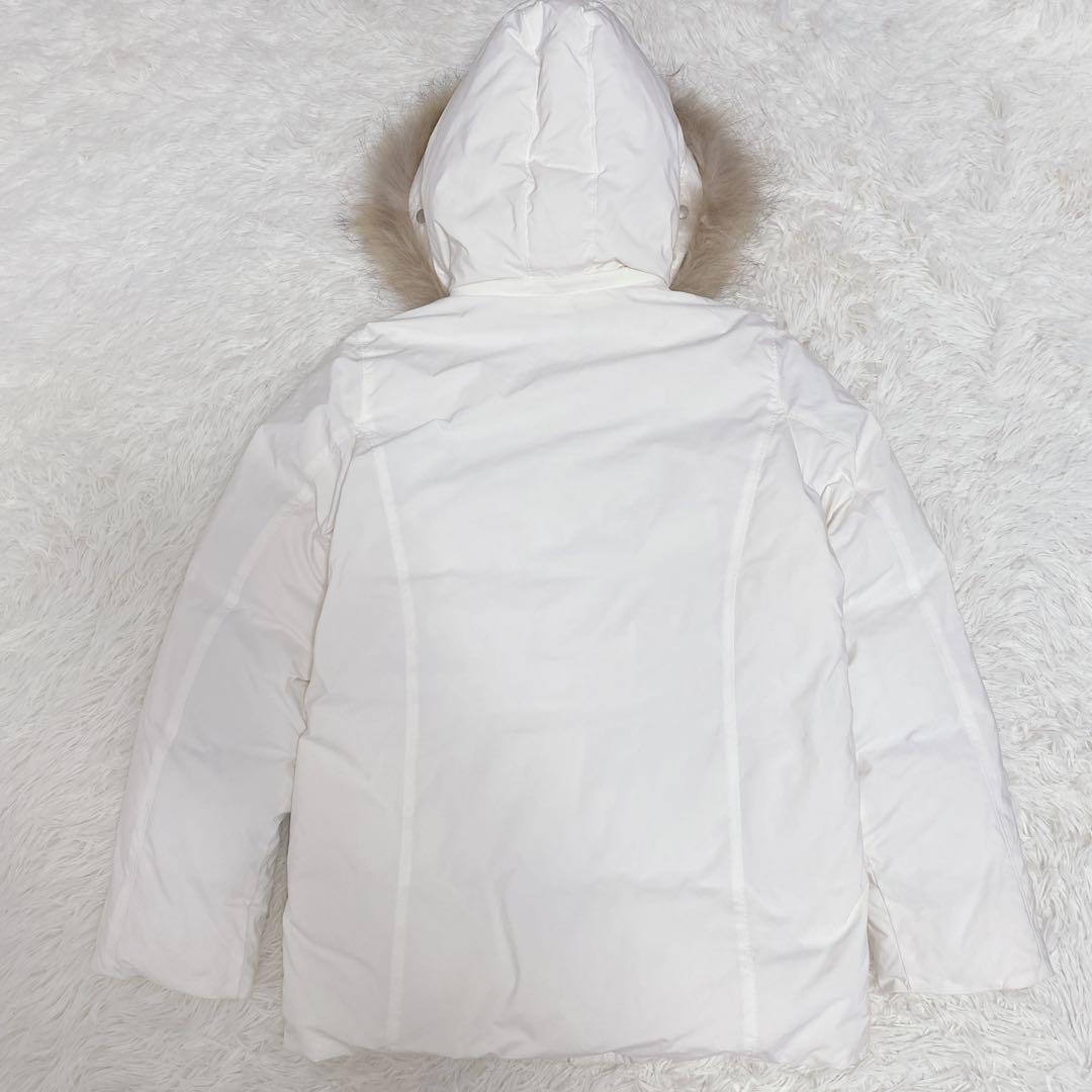 PROFILE ダウンジャケット ラクーンファー 白M PROFILE GULLKHAN_COM