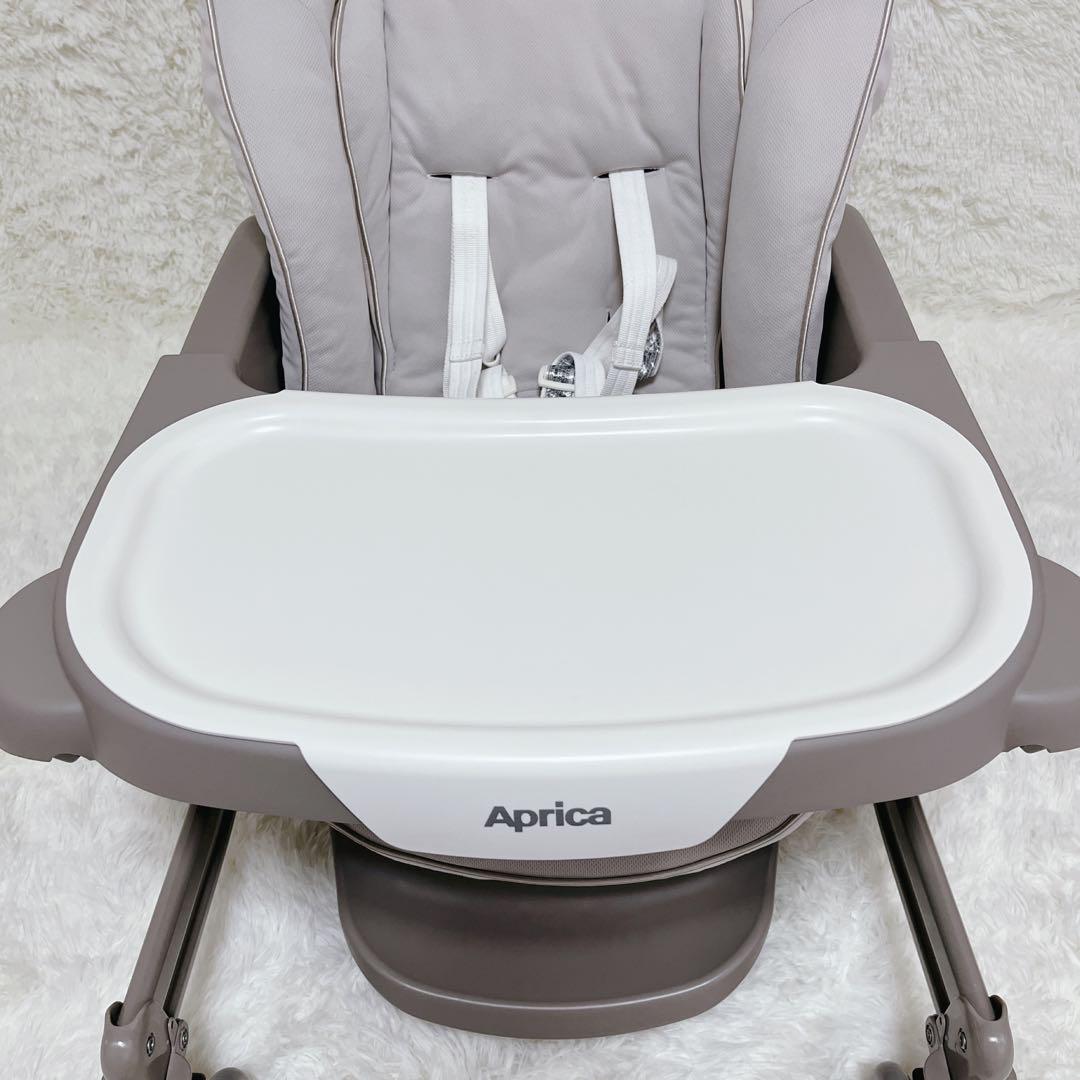 [美品】　Aprica アップリカ　ユラリズムスマートプレミアム　ハイローチェア