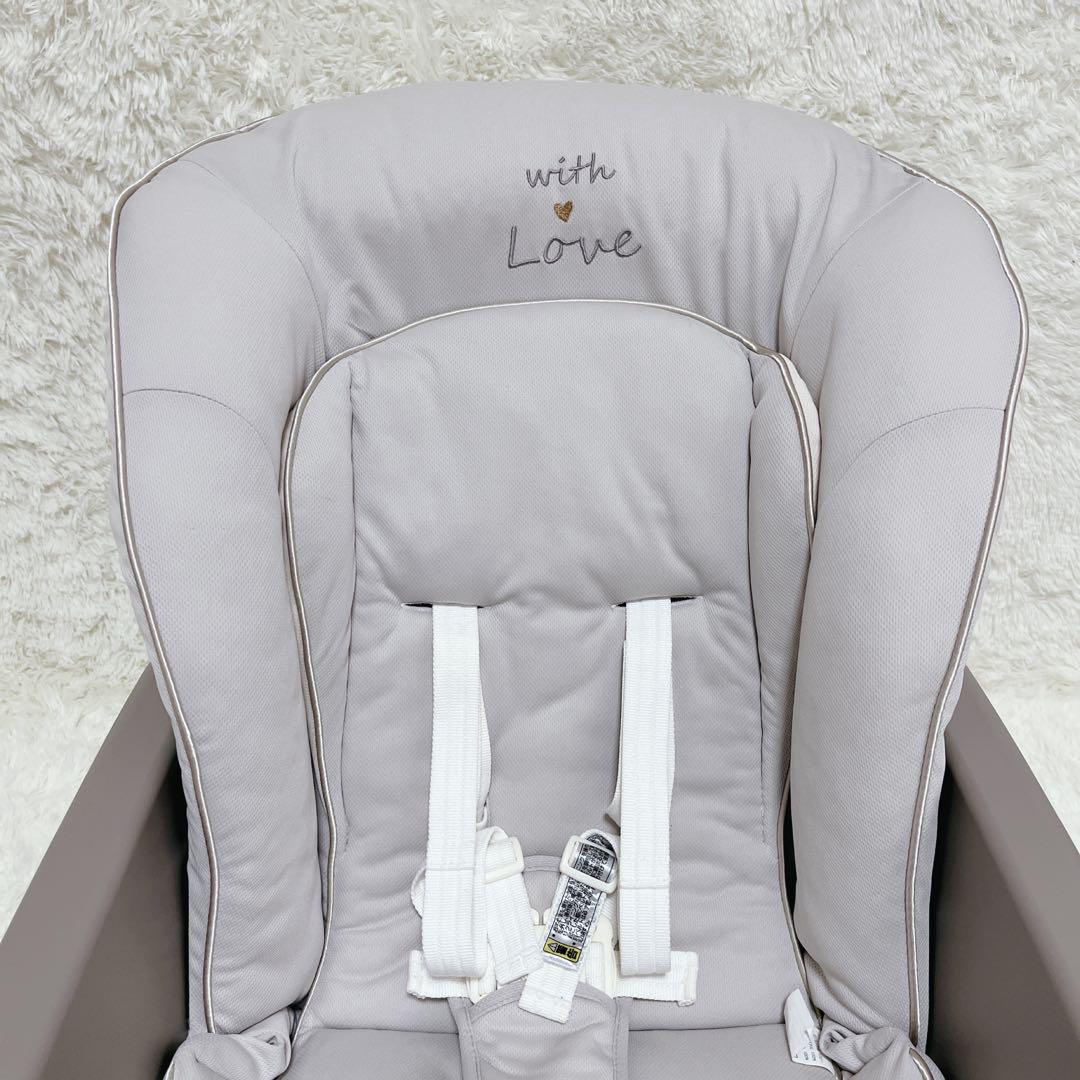 [美品】　Aprica アップリカ　ユラリズムスマートプレミアム　ハイローチェア