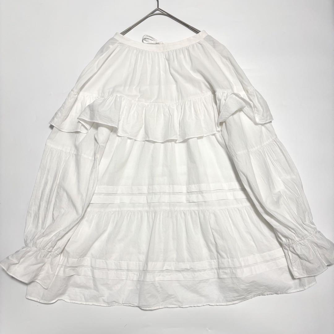 Ameri MEDI 2WAY COTTON FRILLTUNIC BLOUSE - メルカリ