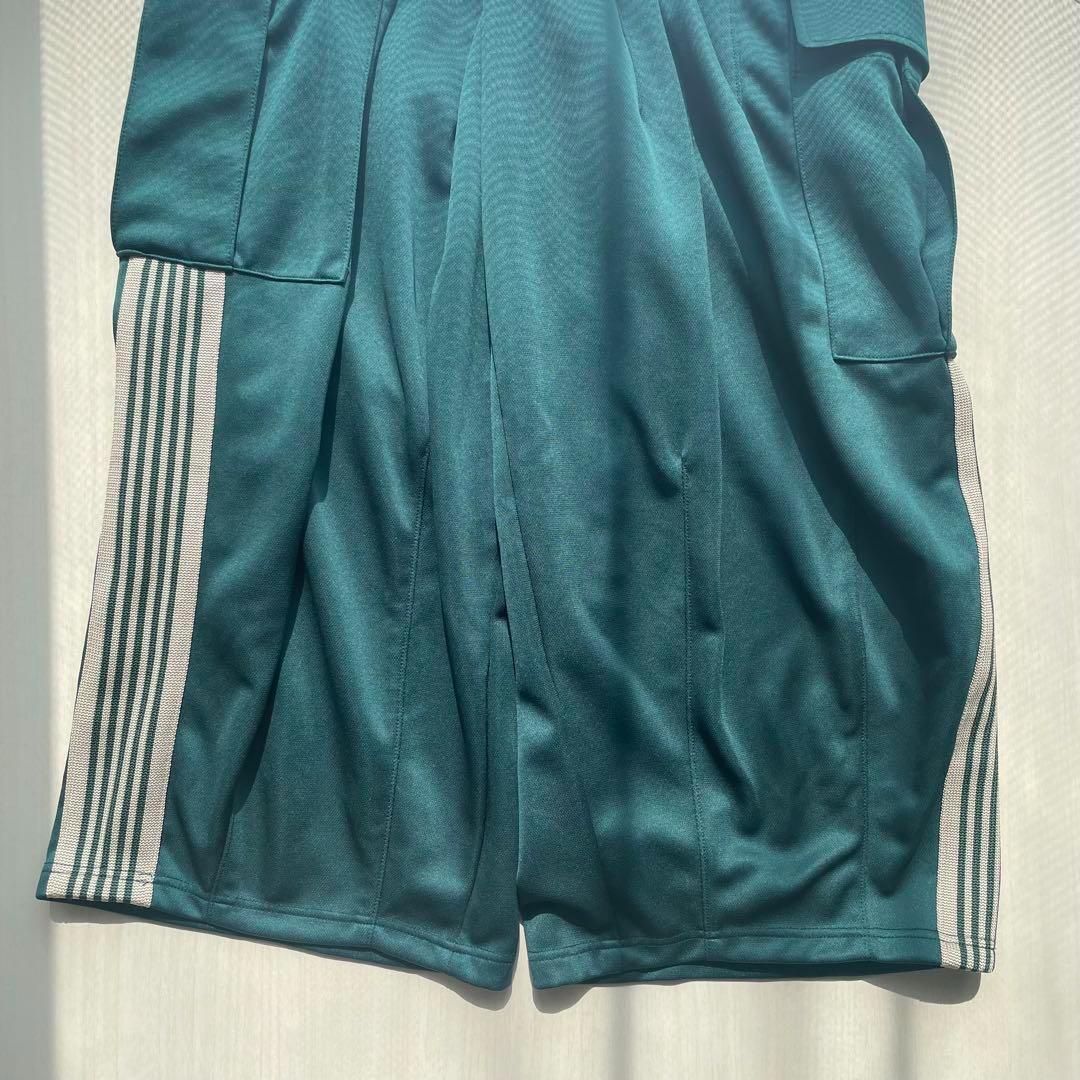 ヒザデルパンツ　M グリーン　ベージュ　studious needles