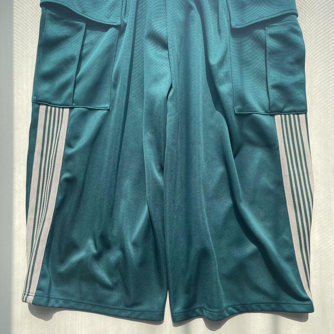 ヒザデルパンツ　M グリーン　ベージュ　studious needles