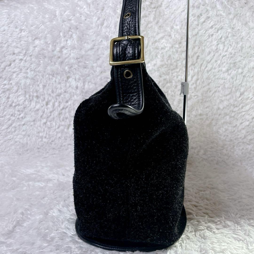 【希少モデル】 90s オールドコーチ レザー ショルダーバッグ スエード 希少】OLDCOACHオールドコーチ スエードショルダーバッグ レザー