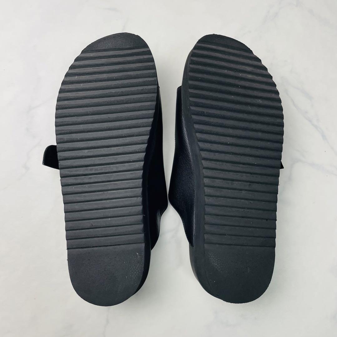 【極美品】Odette e Odile 厚底サンダル ビジュー バックル 36 極美品】Odette e Odile 厚底サンダル ビジュー バックル 36