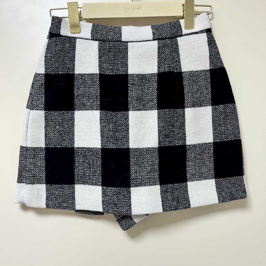 スカート herlipto Etoile Block Check Skort