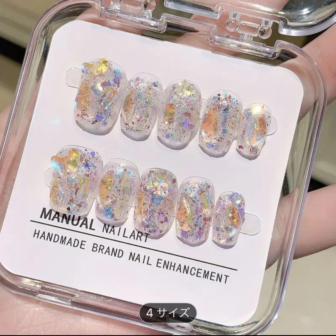 MANUAL NAIL ART ネイルチップ 10個入り MANUAL NAIL ART ネイルチップ XSサイズ 10個セット - メルカリ